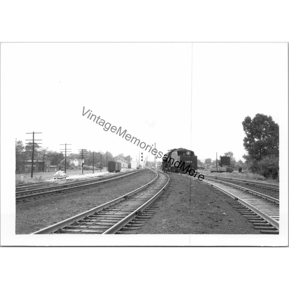 Vtg Louisville & Nashville Railroad LN 1369 Steam Locomotive Real Photo T2-686‎